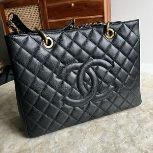 Chanel Grand Shopping Tote GST Caviar Black